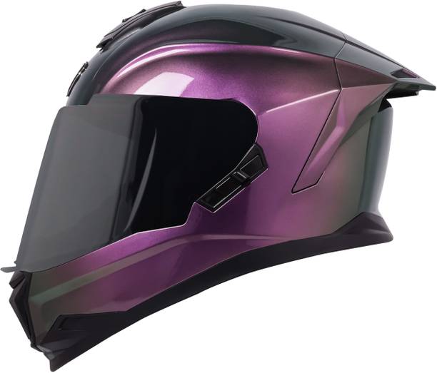 Steelbird SBH-57 Fighter ISI and DOT Certified Full Face Helmet for Men and Women Motorbike Helmet
