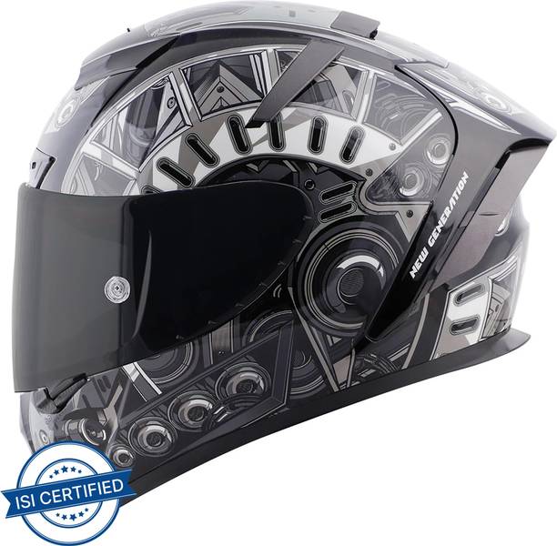 Steelbird SA-2 Terminator 2.0 Aerodynamic Full Face Helmet Motorbike Helmet