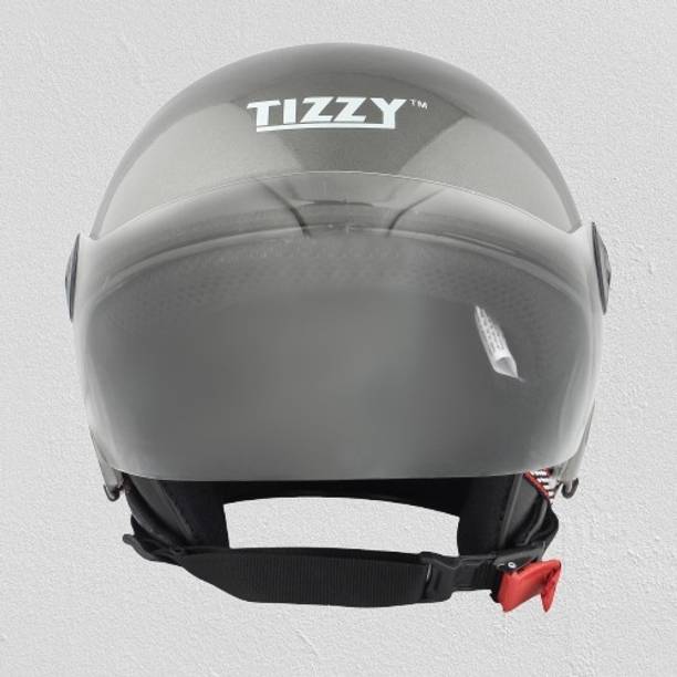 TIZZY Half Face ISI Marked High Material for Men & Women & Boy & Girl Scooty Motorbike Helmet
