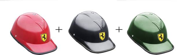 stiss Combo Vintage Motorcycle Helmet Men & Women Adults Open-Face Helmets (Pack of 3) Motorbike Helmet