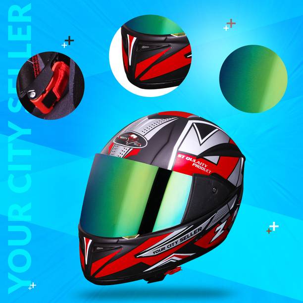 YOURCITYSELLER FULL FACE HELMET FOR MENS Motorsports Helmet