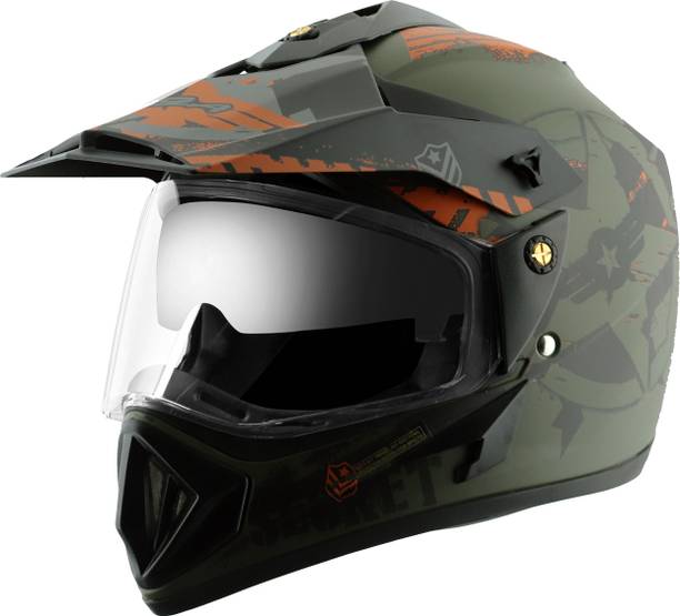 VEGA Off Road D/V Secret Motorbike Helmet