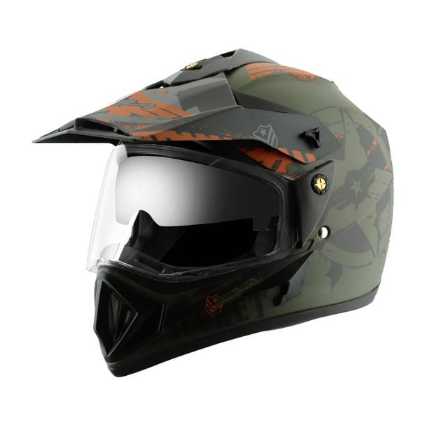 VEGA Off Road D/V Secret Motorbike Helmet