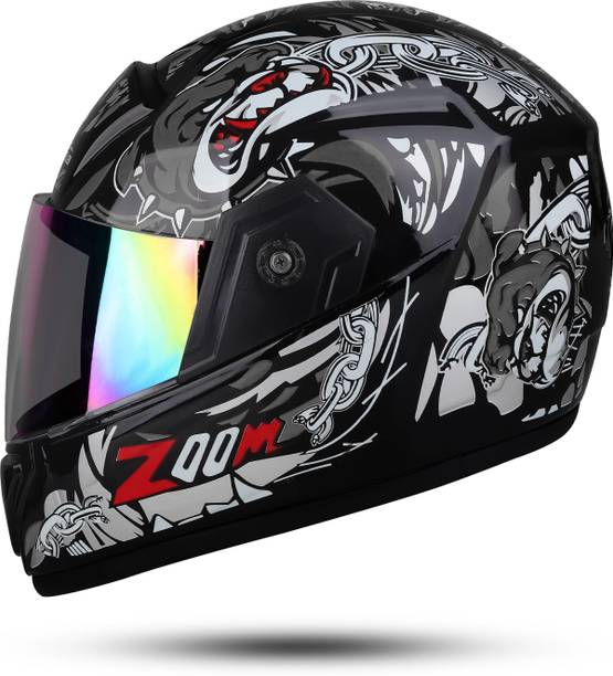 YOURCITYSELLER super sliver rambo glass Motorbike Helmet