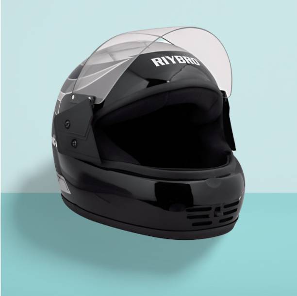 Riybro Full Face ISI Marked High Material with Adjustable strap for Men & Boy Riding Motorbike Helmet
