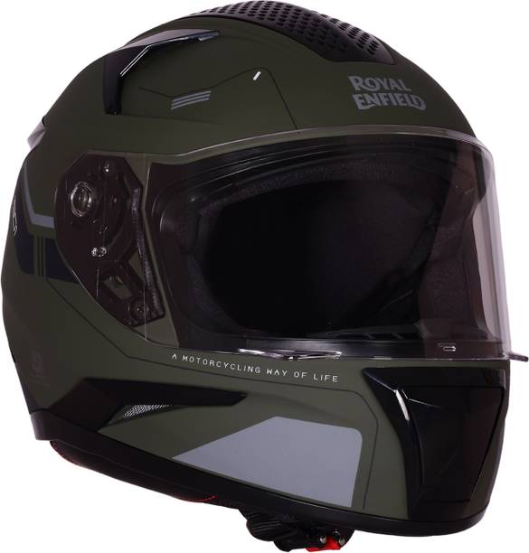 रॉयल एनफील्ड Air-X 1901 Full Face with Visor | ISI & DOT Certified | For Men & Women हेलमेट
