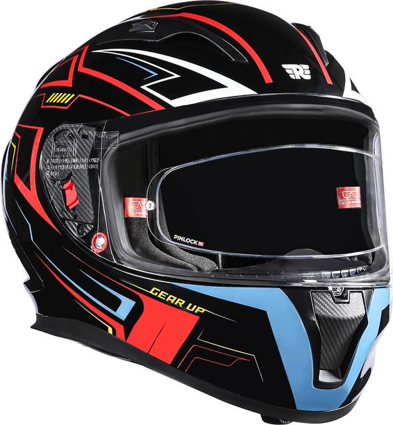 ROYAL ENFIELD Speedx ISI & DOT Certified Full Face Helmet with Pinlock Insert Visor Motorbike Helmet