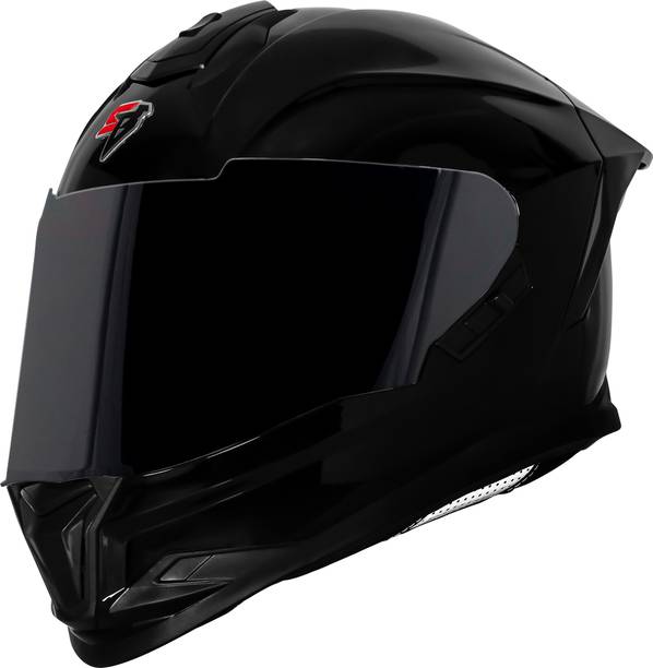 Steelbird SBH-57 Fighter F5 ISI and DOT Certified Full Face Helmet for Men and Women Motorbike Helmet
