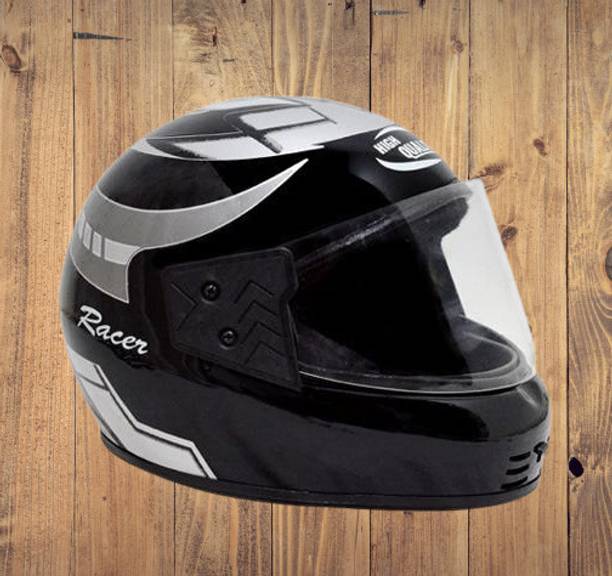 KIN Full Face Helmet_ISI certified_Silver05 Motorbike Helmet