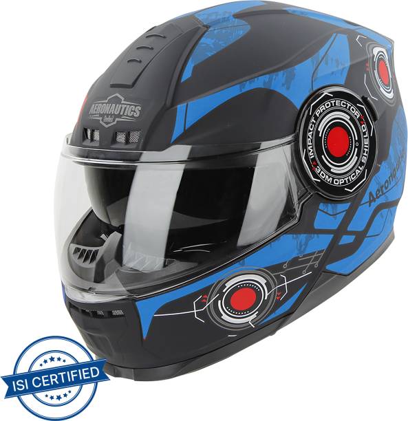 Steelbird Cyber ISI Certified Full Face Graphic Helmet for Men with Inner Smoke Sun Shield Motorbike Helmet