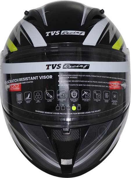 TVS Racing Dual Visor Motorbike Helmet
