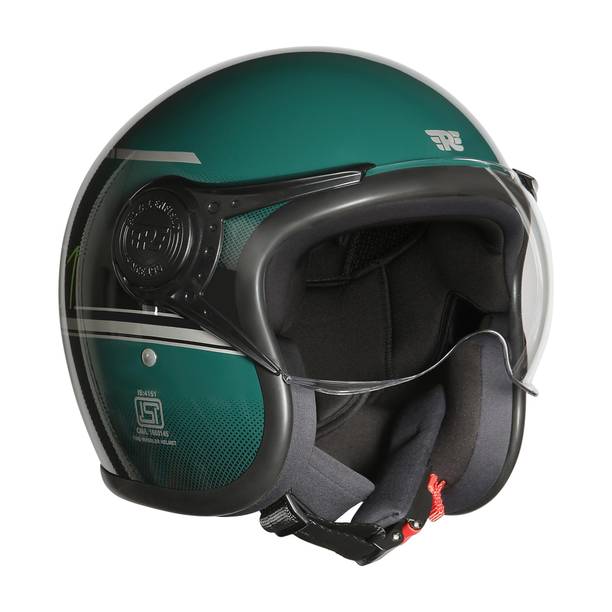 ROYAL ENFIELD Jet MLG Neo 1901 Graphics Open Face with Visor ISI & DOT Certified