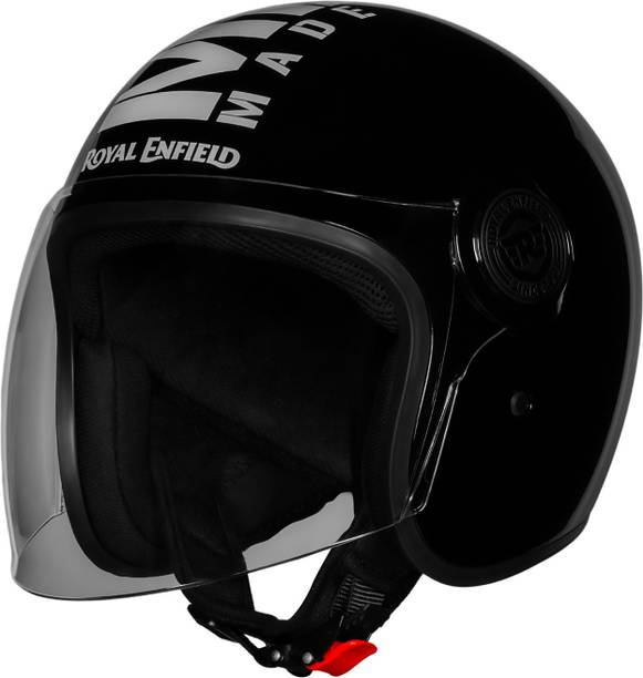 ROYAL ENFIELD Copter Open Face Solid with Visor Motorbike Helmet Motorbike Helmet
