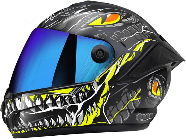 Agx Foroly Speed Smk ABS Material with Rainbow Visor Motorbike Helmet