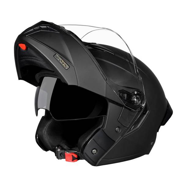 STUDDS Trooper Flip-up Full Face with Dual Visor Motorbike Helmet