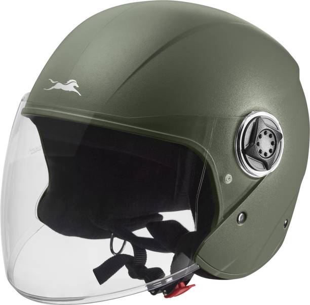 TVS Fit Open Face Helmet | ISI Certified | Lightweight High-Impact ABS Shell Motorbike Helmet