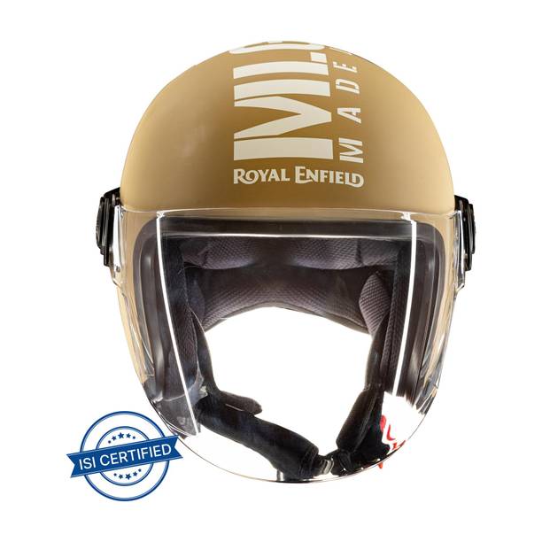 ROYAL ENFIELD MLG Open Face with Visor Motorbike Helmet