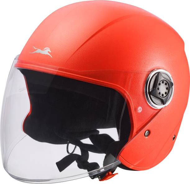 TVS Fit Open Face Helmet | ISI Certified | Lightweight High-Impact ABS Shell Motorbike Helmet