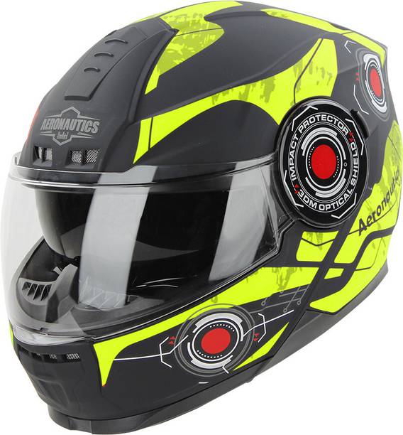 Steelbird Cyber ISI Certified Full Face Graphic Helmet for Men with Inner Sun Shield Motorbike Helmet
