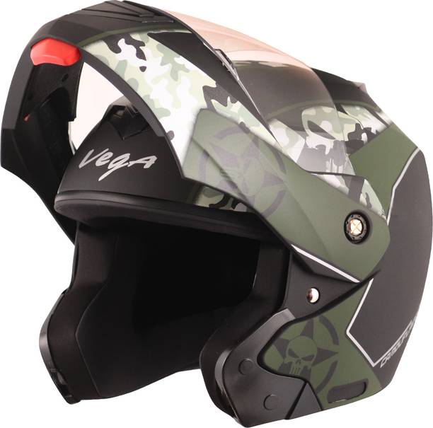 VEGA Crux Dx Camoflage Motorbike Helmet