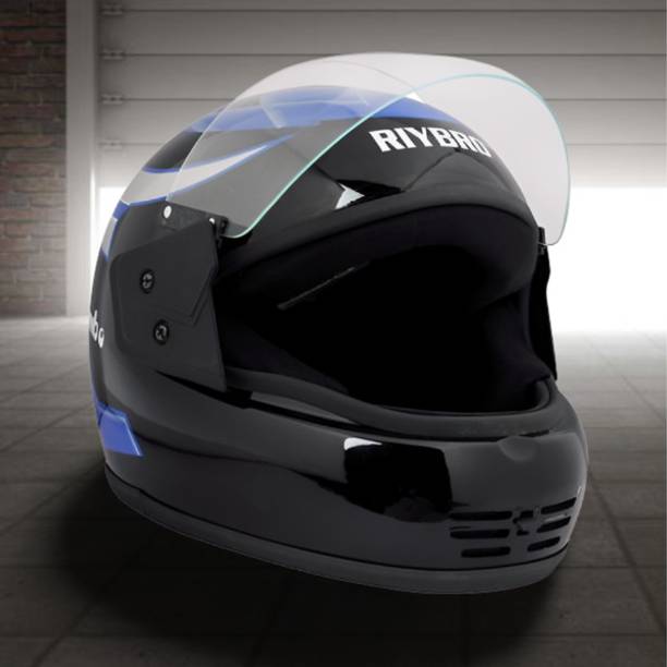 Riybro Full Face ISI Marked High Material with Adjustable strap for Men & Boy Riding Motorbike Helmet
