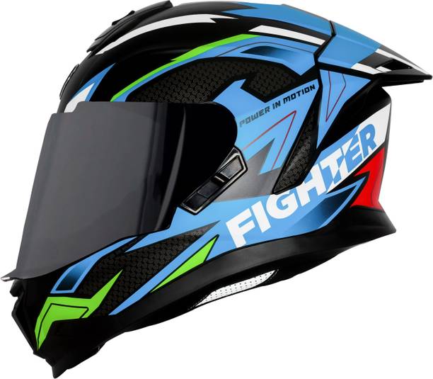 Steelbird SBH-57 Fighter F7 ISI/DOT Certified Full Face Graphic Helmet for Men and Women Motorbike Helmet