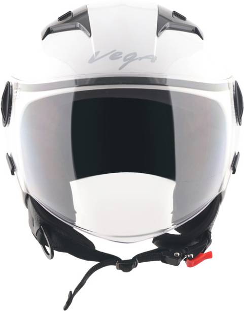 VEGA Clark Dx Open Face ISI Certified Large Motorbike Helmet
