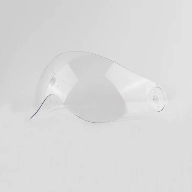 Steelbird Visor for SB-50 White/Clear Visor compatible for all SB-50 models Motorbike Helmet