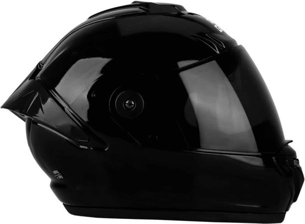 FOROLY Auto Green Speed ABS Material Spoiler with Rainbow visor Motorbike Helmet
