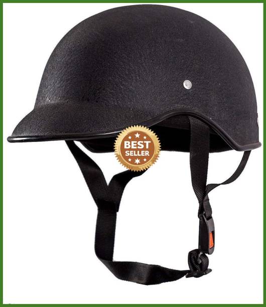 rdh Black Mini cap Helmet Unisex Motorbike Helmet