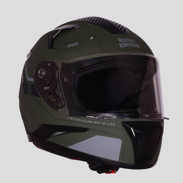 ROYAL ENFIELD Air-X 1901 Full Face with Visor | ISI & DOT Certified | For Men & Women Motorbike Helmet