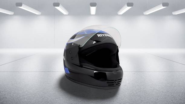 Riybro Full Face ISI Marked High Material with Adjustable strap for Men & Boy Riding Motorbike Helmet