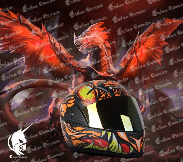 urban carrier ABS Material Full Face Rainbow Visor, UV Scratch Resistance Motorbike Helmet