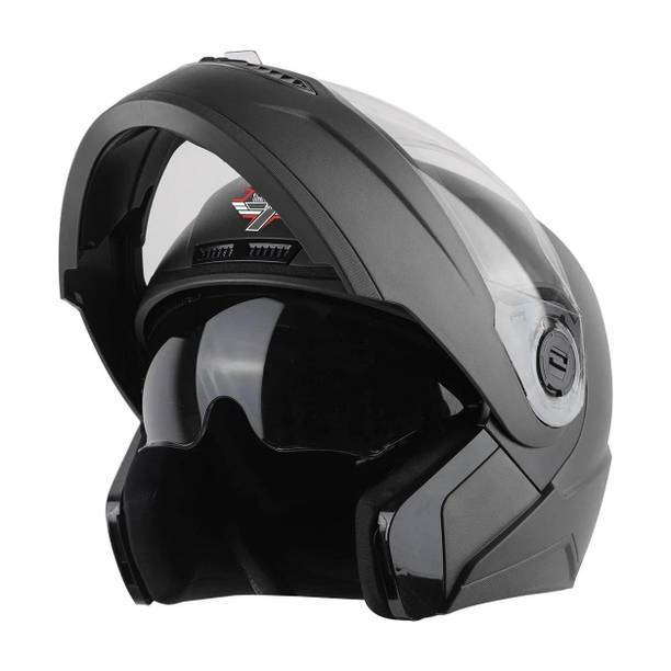 Steelbird SBA-7 7Wings ISI Certified Flip-Up for Men and Women Motorbike Helmet