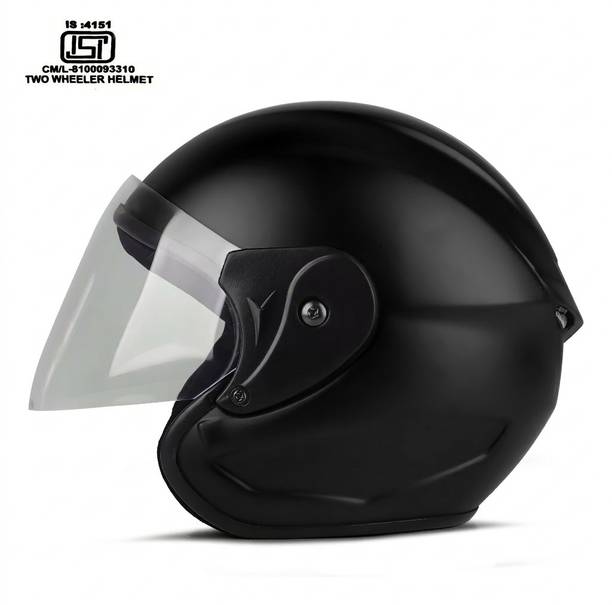 urban carrier ABS Material Half Face PC Visor, UV Scratch Resistance Motorbike Helmet