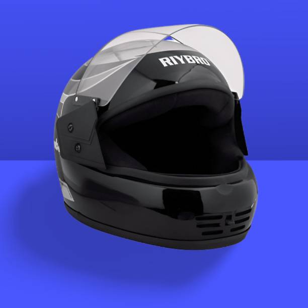 Riybro Full Face ISI Marked High Material with Adjustable strap for Men & Boy Riding Motorbike Helmet