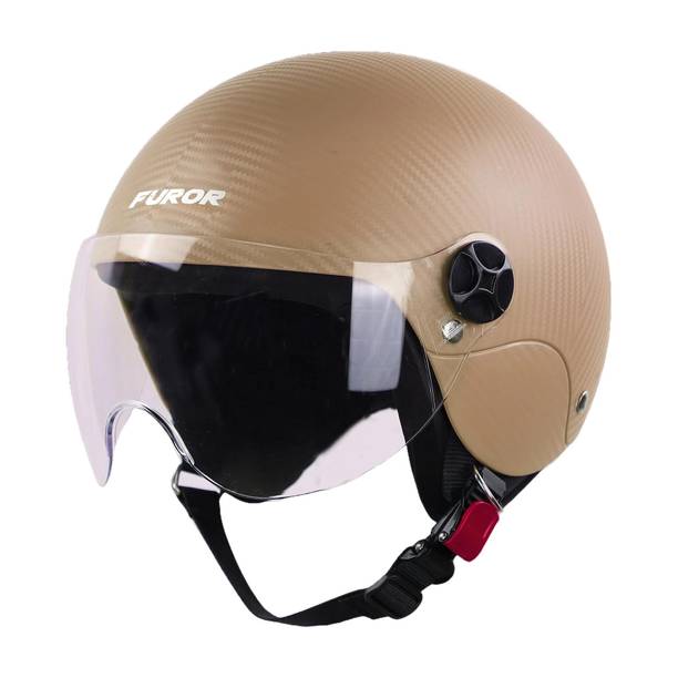 Steelbird SBH-16 Furor ISI Certified Open Face Helmet Motorbike Helmet