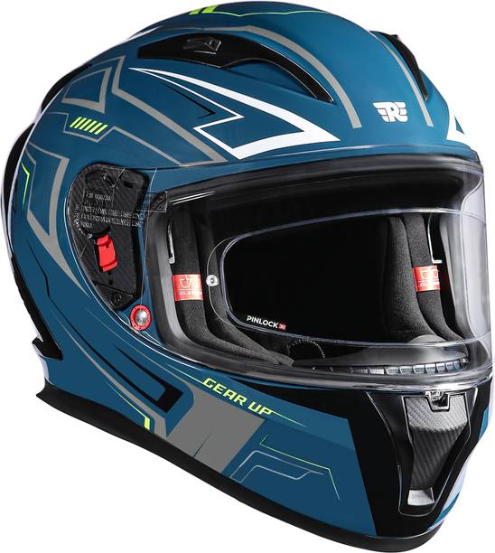 ROYAL ENFIELD Speedx ISI & DOT Certified Full Face Helmet with Pinlock Insert Visor Motorbike Helmet