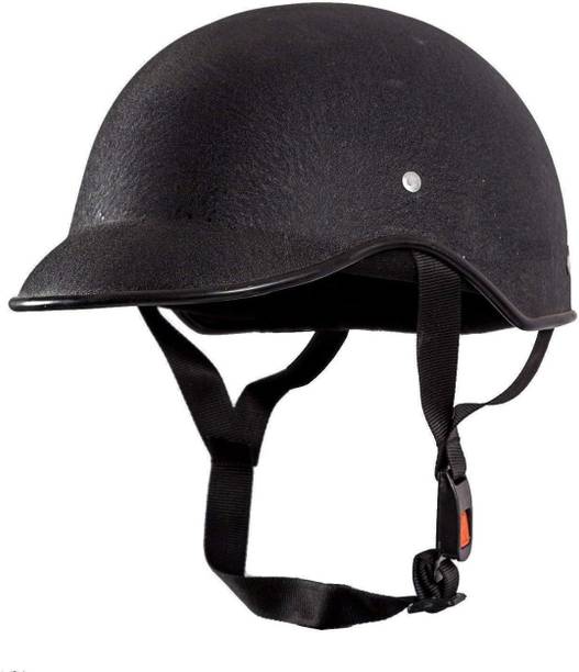 Anjana ALL MULTIPURPOSE MINI WRINKLE HELMET FOR UNISEX (BLACK) Motorbike Helmet