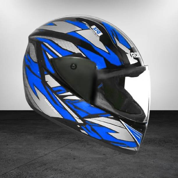 KIN Full Face Helmet_ISI certified_Blue_H17 Motorbike Helmet