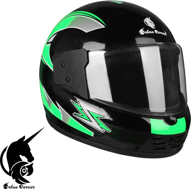 urban carrier ABS Material Open Face Clear Visor Helmet, UV Scratch Resistance Motorbike Helmet