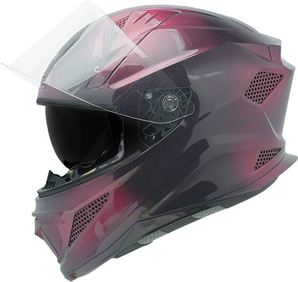 Steelbird SBH-25 Breeze On Ombre 7Wings ISI Certified Full Face Helmet for Men & Women Motorbike Helmet