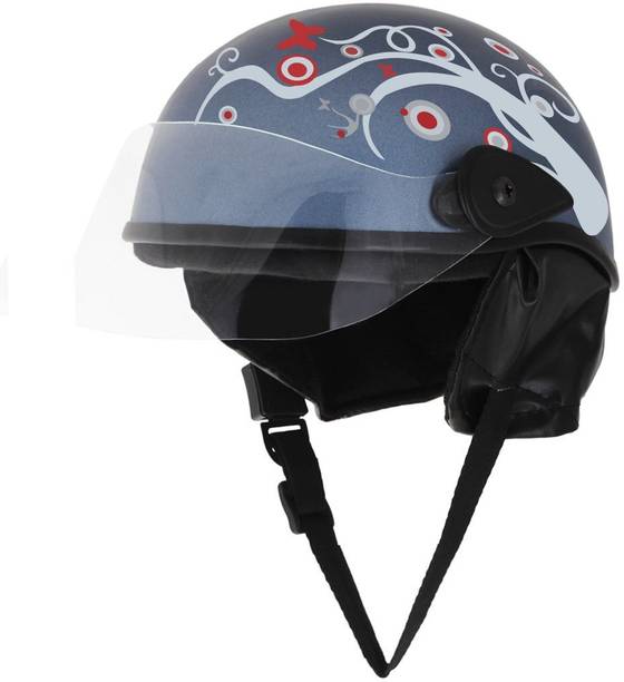 Sage Square Multi-Purpose Open-Face Helmet for Men's & Women's Motorbike Helmet