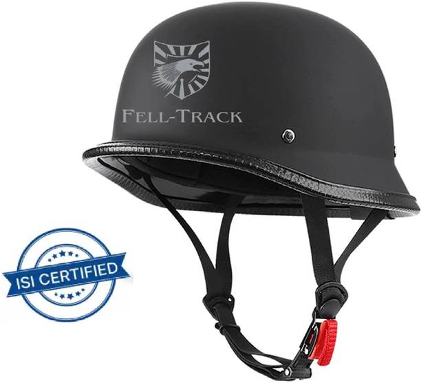 FELL-TRACK FELL TRACK German Retro World War Inspired Half Helmet Motorbike Helmet