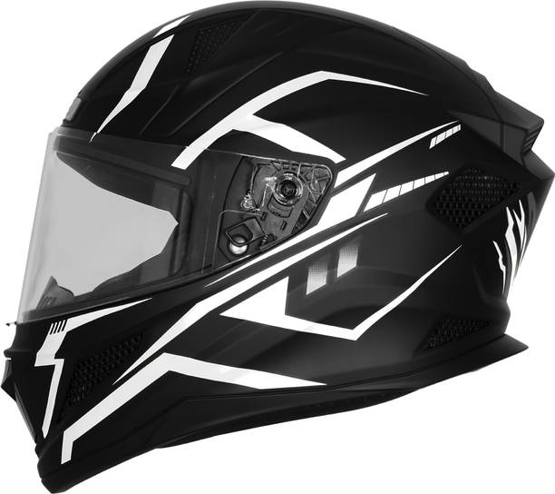 Steelbird SBH-25 Rudra Vayu ISI Certified Full Face Graphic Helmet for Men Motorbike Helmet
