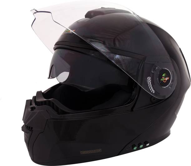 SagarTech RIDBON Smart Bluetooth | Hands-Free | Calling | Music | GPS Voice Navigation| Motorbike Helmet