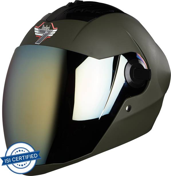 Steelbird SBA-2 7Wings ISI Certified Full Face Helmet In Matt Finish Motorbike Helmet