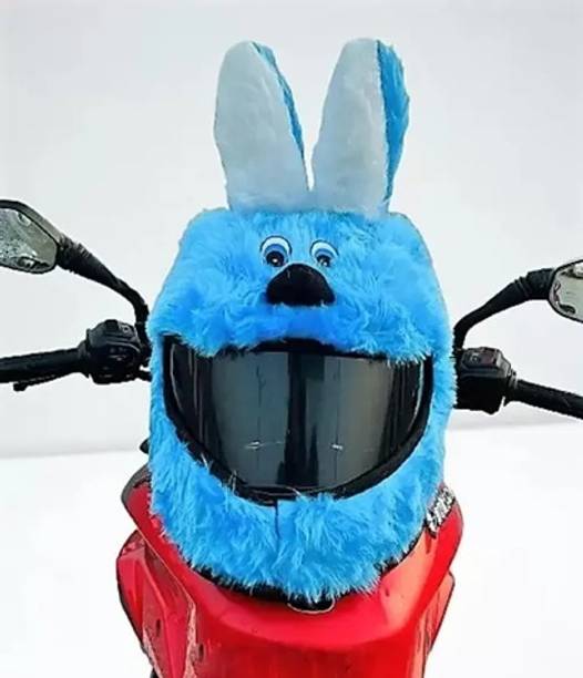 Anjana HELMET COVER UNIVERSAL ONLY FOR FULL FACE HELMET BLUE Motorbike Helmet