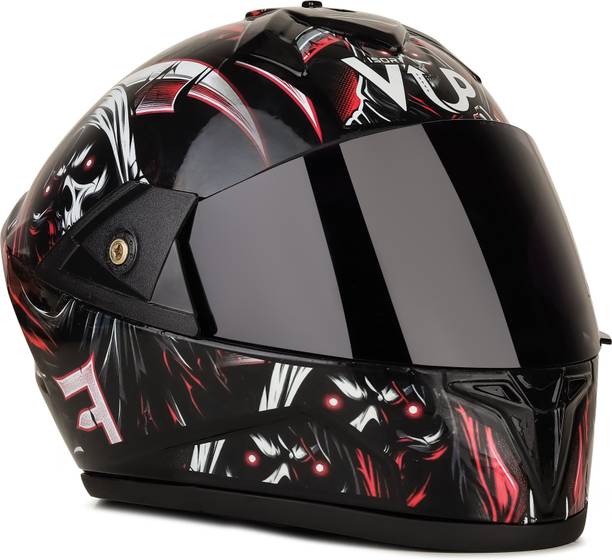 VisorUp Premium Full Face Bike Helmet with Advanced Ventilation &Safety Features for Men Motorbike Helmet