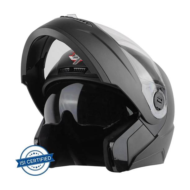 Steelbird SBA-7 7Wings ISI Certified Flip-Up for Men and Women Motorbike Helmet